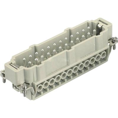 HARTING 09330242601 Pin-inzetstuk Han® E 24 + PE Schroeven 1 stuk(s)