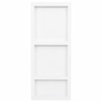 Douchenis met 3 vakken 41x99x9 cm hoogglans wit - thumbnail