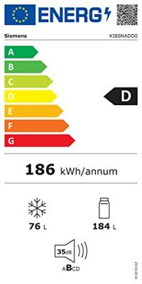 Siemens KI86NADD0 Inbouw koel-vriescombinatie