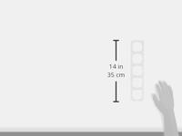 Busch-Jaeger afdekraam 5-voudig wit 2515 214 - thumbnail