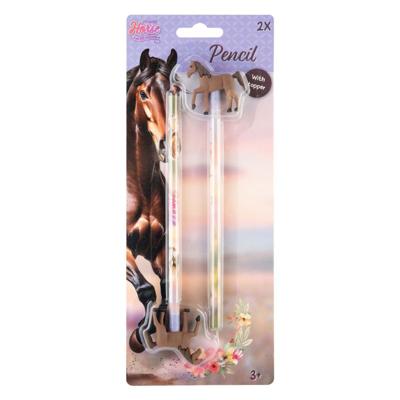 Creative Craft Group Paarden potloden met topper - 2st.