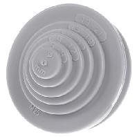 Hensel STM 25 Standentule Plaatdikte (max.): 4 mm Lichtgrijs 1 stuk(s) - thumbnail