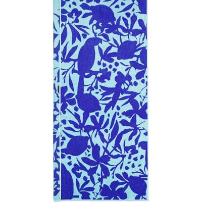 Cawö Cawo Beach Tropical Jacquard Strandlaken 80x180 aqua