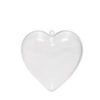 Vaessen Creative • plastic hart 2-delig 8cm 5pcs - thumbnail