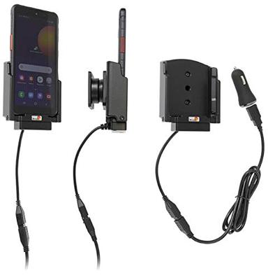 Brodit Gerätehalter Smartphone Telefoonhouder voor in de auto 360° draaibaar, Met laadfunctie 5.3 - 5.3 inch