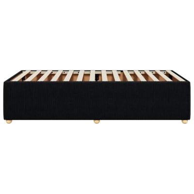 Bedframe zonder matras 80x200 cm stof zwart