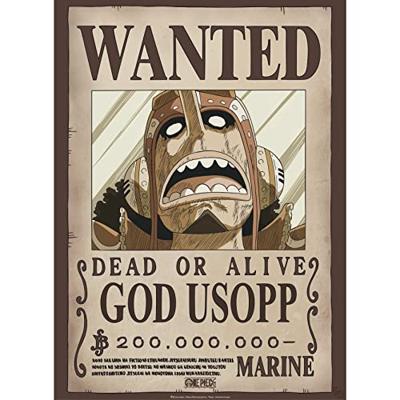 Poster One Piece - Wanted God Usopp 38x52cm