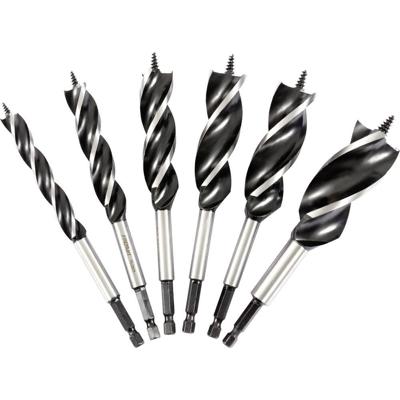 FRITZFURT 2800-3106 Slangenboorset 6-delig 12 mm, 16 mm, 19 mm, 23 mm, 25 mm, 32 mm Gezamenlijke lengte 150 mm Zeskant schacht 1 set(s)