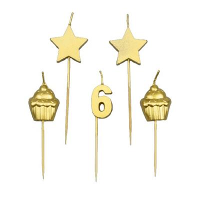 Paperdreams taartkaarsjes - 6 jaar