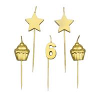 Paperdreams taartkaarsjes - 6 jaar - thumbnail