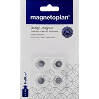 magnetoplan Magneet Acryl (Ø) 20 mm Transparant 4 stuk(s) 1681020 - thumbnail