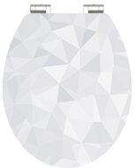 Schutte MDF High Gloss WC-bril DIAMOND met soft-close 80545 - thumbnail