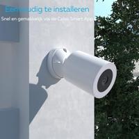 Calex Outdoor Spotlight Camera - 2K Beveiligingscamera met Nachtzicht - Bewaking voor Buiten - thumbnail