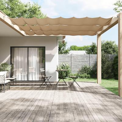VidaXL Luifel verticaal 60x1200 cm oxford stof taupe