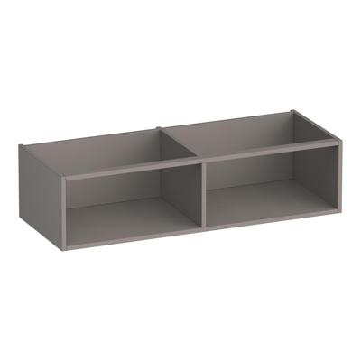 Brauer Flourish - Bijkast - 120 cm - met 2 Opbergvakken - Mat Taupe