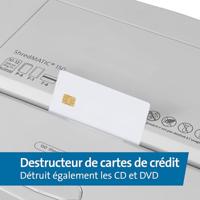 Dahle ShredMATIC 150 Papierversnipperaar Cross cut 4 x 12 mm P-4 24 l Ook geschikt voor Paperclips, Nietjes, Creditcards - thumbnail