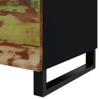 Salontafel 80x50x40 cm massief gerecycled hout en bewerkt hout - thumbnail