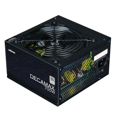 Alimentatore per PC - ZALMAN - DecaMax 700W - 80Plus - Non modulare - Ventola da 120 mm - Nero