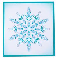 Sizzix • layered stencils snowflake 4stuks - thumbnail