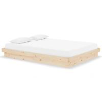 Bedframe massief hout 135x190 cm - thumbnail