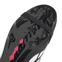 adidas Predator League FT Gras Voetbalschoenen (FG) Kids Zwart Wit Rood - thumbnail