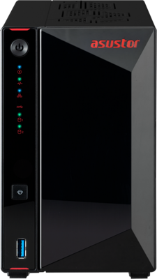 Asustor nimbustor 2 as5402t nas (zwart, lan, usb, hdmi)
