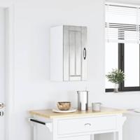 Keukenwandkast Lucca bewerkt hout betongrijs - thumbnail