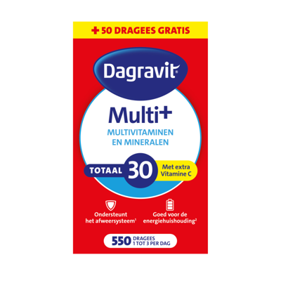 Dagravit Totaal 30 Multivitaminen en Mineralen Dragees