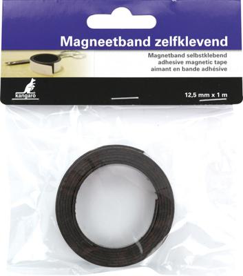 Kangaro K-5060 Magneetband Zelf-klevend 12,5mm X 1 Meter Kangaro K-5060 Magneetband Zelf-klevend 12,5mm X 1 Meter