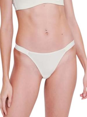 2-pack dames tangaslips - Go Casual - Hoog opgesneden katoenen tanga slip