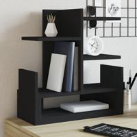 Bureau organiser 49x20x52,5 cm bewerkt hout zwart - thumbnail