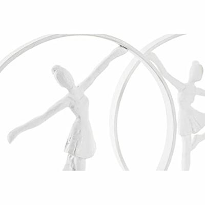 Decoratieve figuren DKD Home Decor 23 x 9 x 33 cm Wit Balletdanseres (2 Stuks) Decoratieve figuren DKD Home Decor 23 x 9 x 33 cm Wit Balletdanseres (2 Stuks)