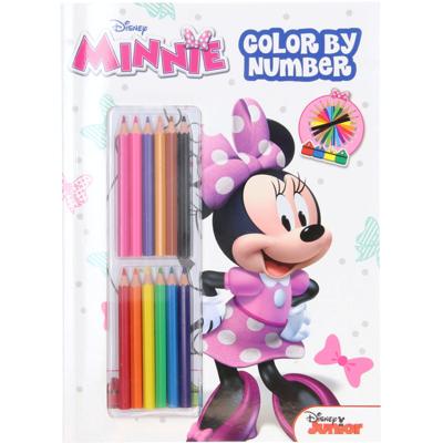 Boek Specials Nederland BV Kleuren op nummer - minnie mouse