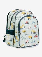 Rugzak voor jongen VOERTUIGEN A Little Lovely Company bleekblauw - thumbnail