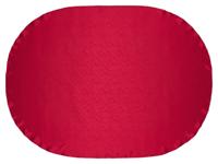 LIVARNO home Set van 2 jacquard tafelkleden (Ovaal, Rood) - thumbnail