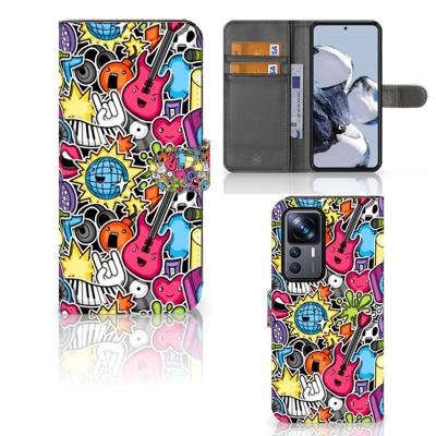 Xiaomi 12T | 12T Pro | Wallet Case | met Pasjes | Punk Rock