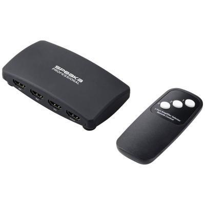 SpeaKa Professional SP-HDS-200 3 poorten HDMI-switch Met afstandsbediening UHD 8K @ 60 Hz, UHD 4K @ 120 Hz