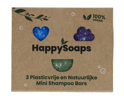 HappySoaps Mini Shampoobars Vegan HappySoaps Mini Shampoobars Vegan