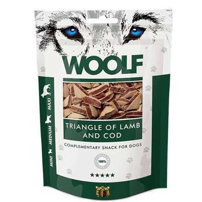 WOOLF Lamb with cod - traktatie voor hond - 100g