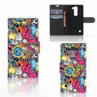 LG Spirit Wallet Case met Pasjes Punk Rock - thumbnail