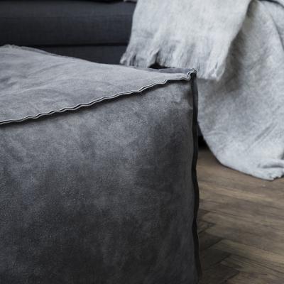 House Doctor Suede poef Stof, Leer Suede (Middel) 60x60x45