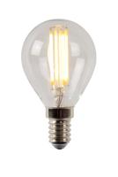 Lucide P45 - Filament lamp - Ø 4,5 cm - LED Dimb. - E14 - 1x4W 2700K - Transparant - thumbnail