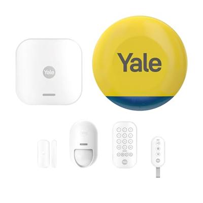 Yale slim alarm starterkit 6 elementen - Bedieningseenheid, Sirene, Toetsenbord, Afstandsbediening, Bewegingsmelder, Raam/deurmelder Yale slim alarm starterkit 6 elementen - Bedieningseenheid, Sirene, Toetsenbord, Afstandsbediening, Bewegingsmelder, Raam/deurmelder