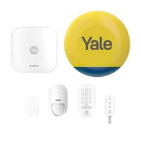 Yale slim alarm starterkit 6 elementen - Bedieningseenheid, Sirene, Toetsenbord, Afstandsbediening, Bewegingsmelder, Raam/deurmelder - thumbnail