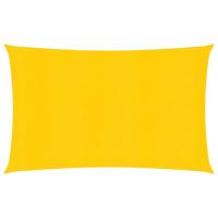 VidaXL Zonnezeil 160 g/m² 2x4 m hdpe geel - thumbnail