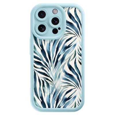 iPhone 15 Pro blauwe case - Japandi waves iPhone 15 Pro blauwe case - Japandi waves
