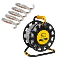 LED's Work Premium Safeline LED Lichtslang 25m 200W 48V 20 000lm 5000K Op Haspel - thumbnail