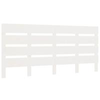 Bedframe zonder matras massief grenenhout wit 160x200 cm - thumbnail