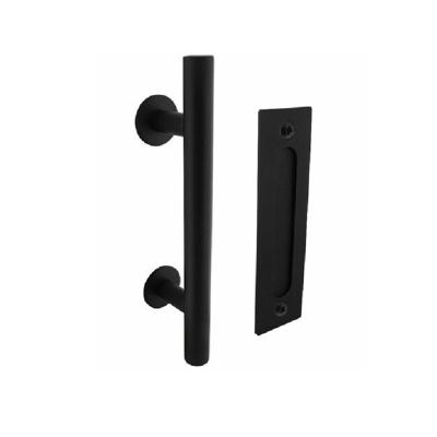 Intersteel Combi-set deurgreep T-vorm en schuifdeurkom recht - mat zwart Intersteel Combi-set deurgreep T-vorm en schuifdeurkom recht - mat zwart