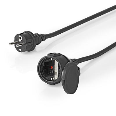 Verlengkabel | 20 m | H05VV-F 3G1.5 | IP44 | Zwart